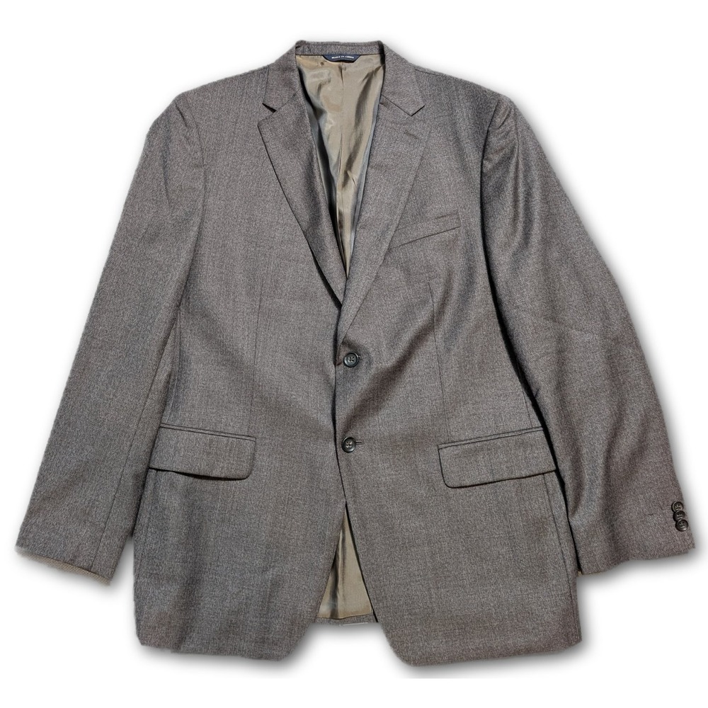 Banana Republic Mens Blazer Brown 44R Modern Fit 100% Wool Blend Suit Jacket